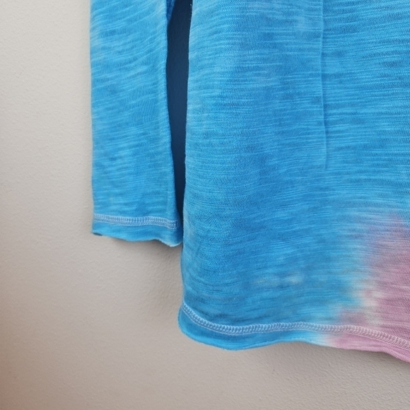 Chaser Plus Tie-Dye Waffle Top Size 1X - Picture 3 of 9